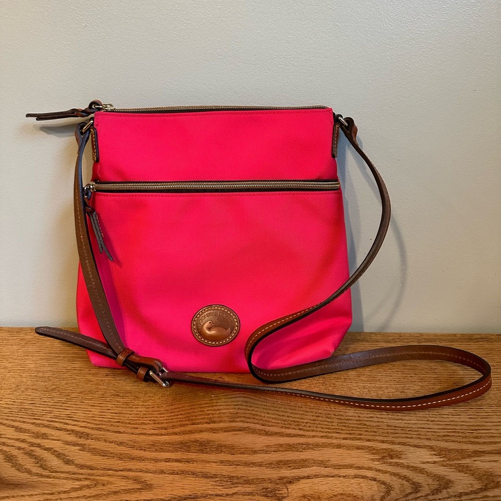 Dooney & Bourke nylon hot pink purse